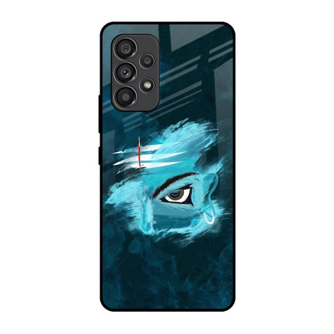 Power Of Trinetra Samsung Galaxy A53 5G Glass Back Cover Online
