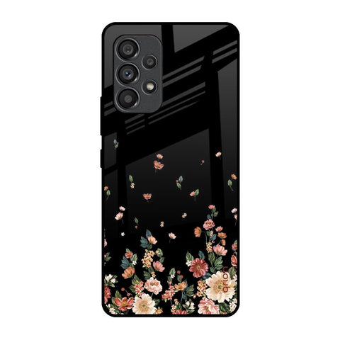 Floating Floral Print Samsung Galaxy A53 5G Glass Back Cover Online