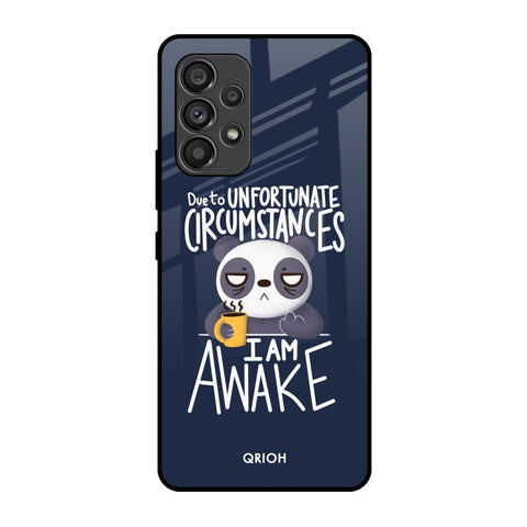 Struggling Panda Samsung Galaxy A53 5G Glass Back Cover Online