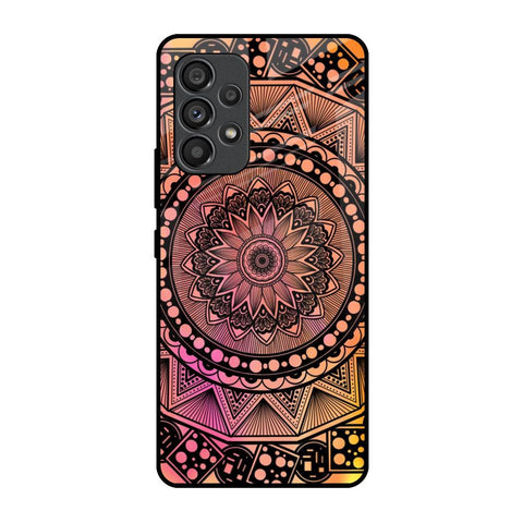 Floral Mandala Samsung Galaxy A53 5G Glass Back Cover Online