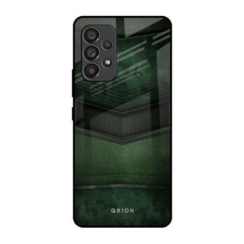 Green Leather Samsung Galaxy A53 5G Glass Back Cover Online