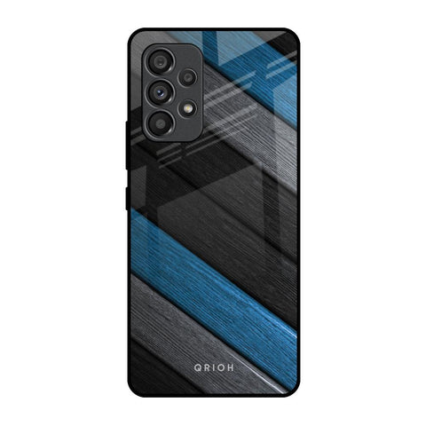 Multicolor Wooden Effect Samsung Galaxy A53 5G Glass Back Cover Online