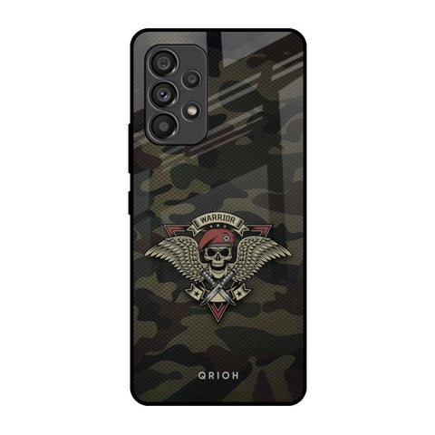 Army Warrior Samsung Galaxy A53 5G Glass Back Cover Online