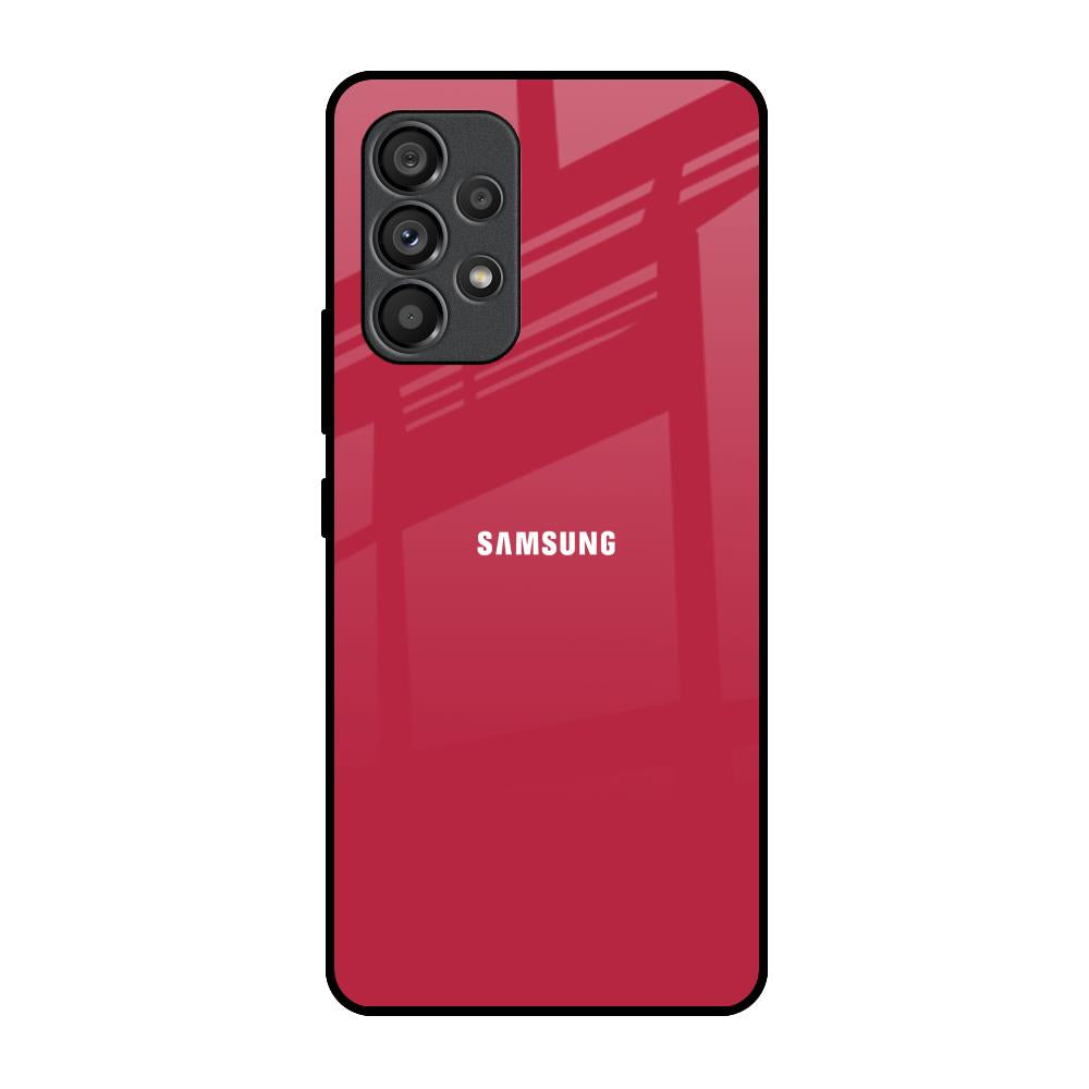 Solo Maroon Samsung Galaxy A53 5G Glass Back Cover Online
