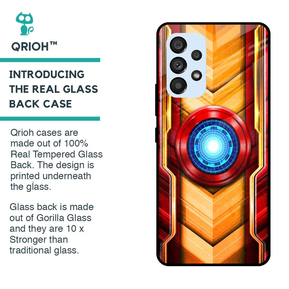 Arc Reactor Glass Case for Samsung Galaxy A53 5G