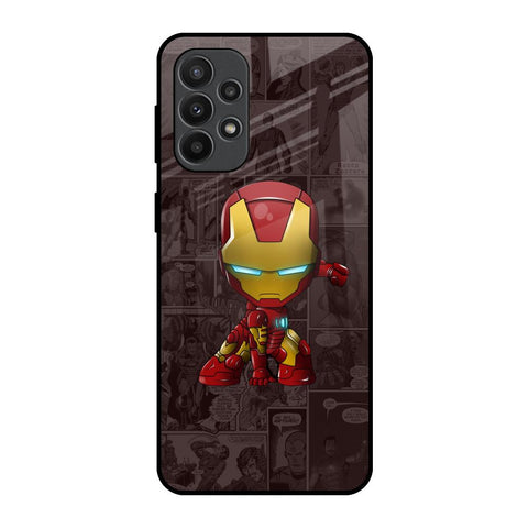 Angry Baby Super Hero Samsung Galaxy A23 Glass Back Cover Online