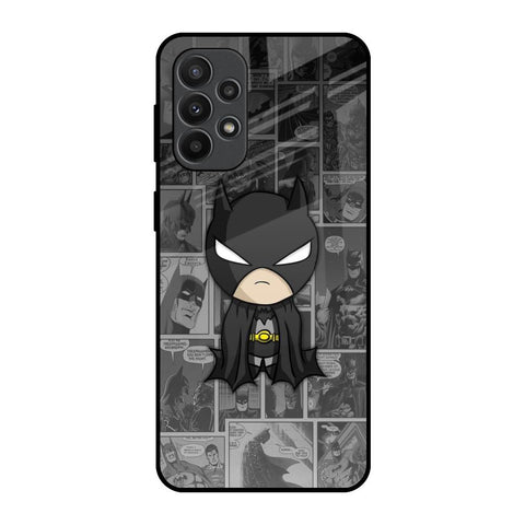 Cartoon Art Samsung Galaxy A23 Glass Back Cover Online