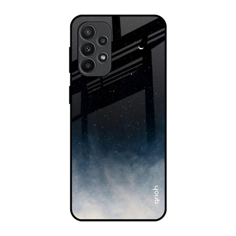 Black Aura Samsung Galaxy A23 Glass Back Cover Online