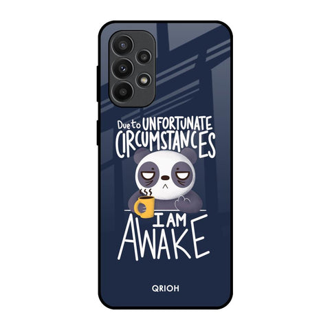 Struggling Panda Samsung Galaxy A23 Glass Back Cover Online