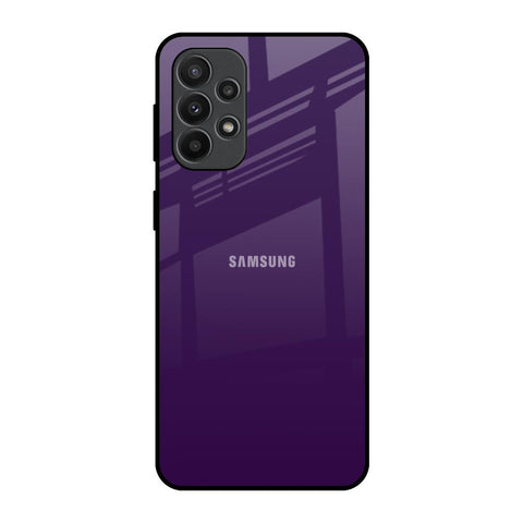 Dark Purple Samsung Galaxy A23 Glass Back Cover Online
