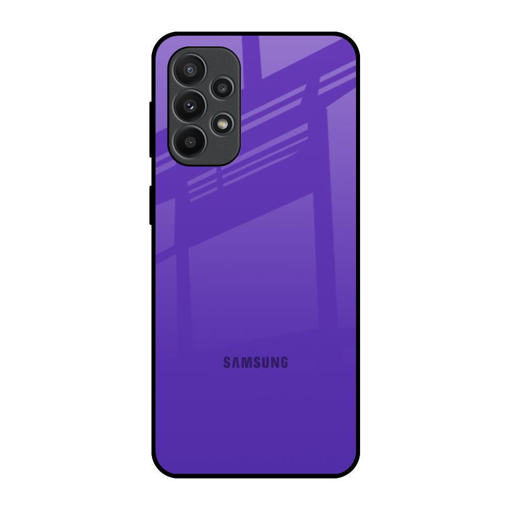 Amethyst Purple Samsung Galaxy A23 Glass Back Cover Online