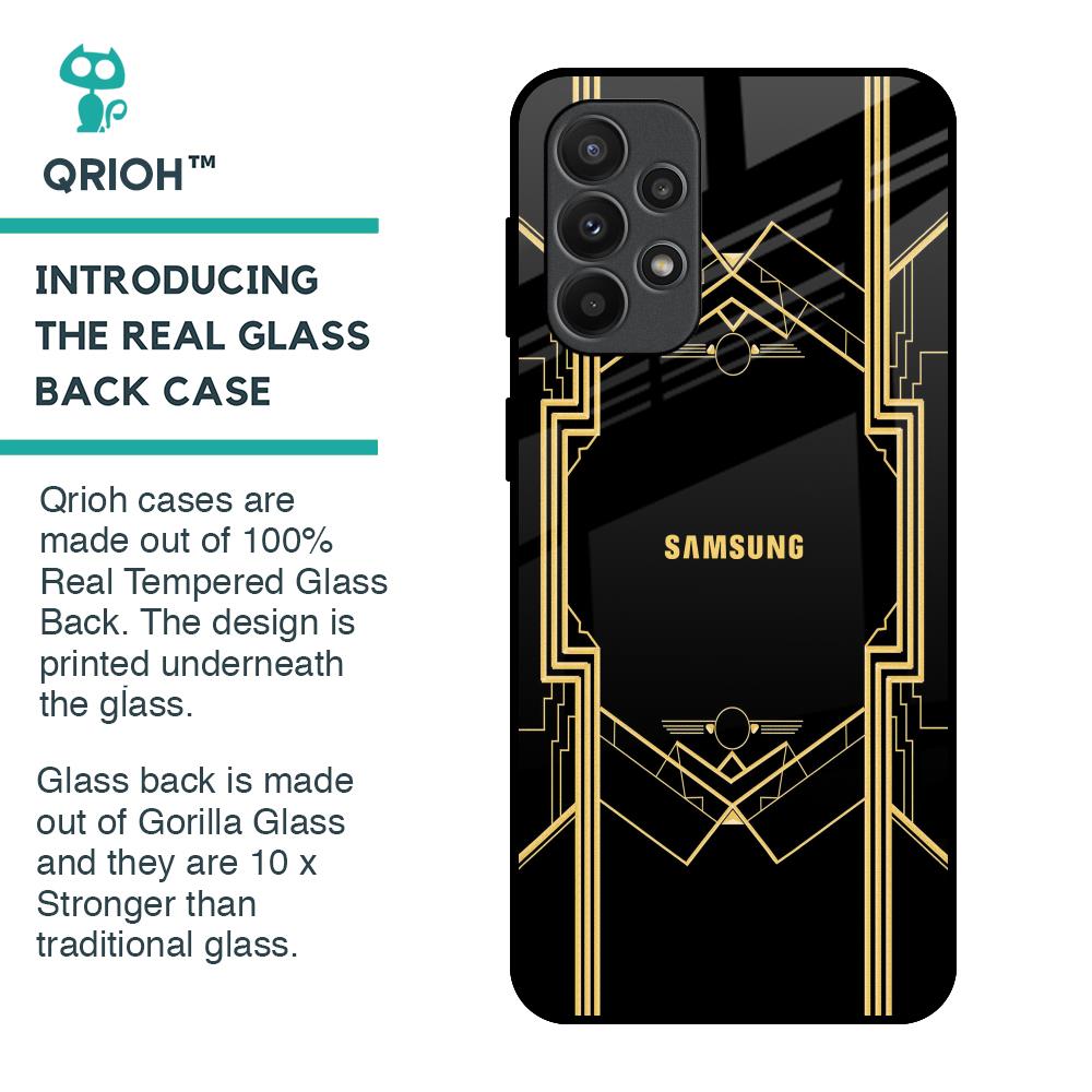 Sacred Logo Glass Case for Samsung Galaxy A23