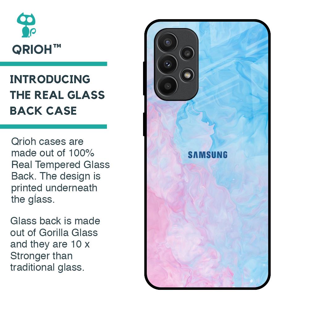 Mixed Watercolor Glass Case for Samsung Galaxy A23