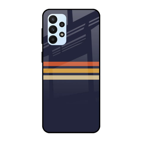 Tricolor Stripes Samsung Galaxy A23 Glass Cases & Covers Online