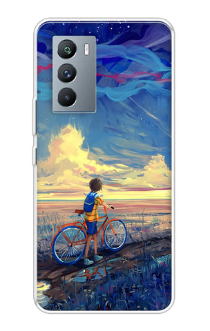 Riding Bicycle to Dreamland iQOO 9 SE Back Cover