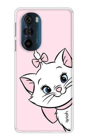 Cute Kitty Motorola Edge 30 Pro Back Cover