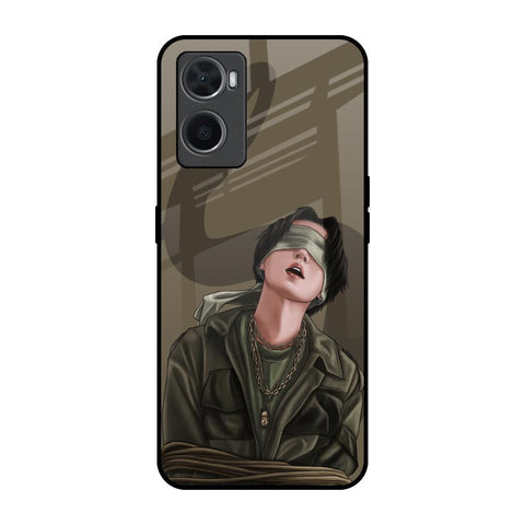 Blind Fold Oppo A96 Glass Back Cover Online