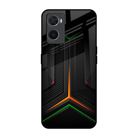 Modern Ultra Chevron Oppo A96 Glass Back Cover Online