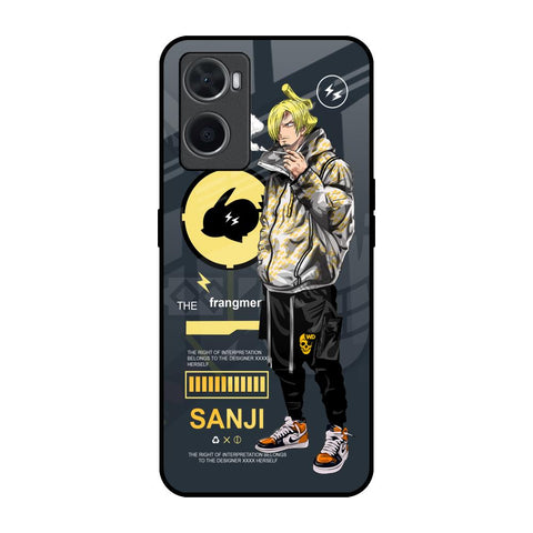 Cool Sanji Oppo A96 Glass Back Cover Online