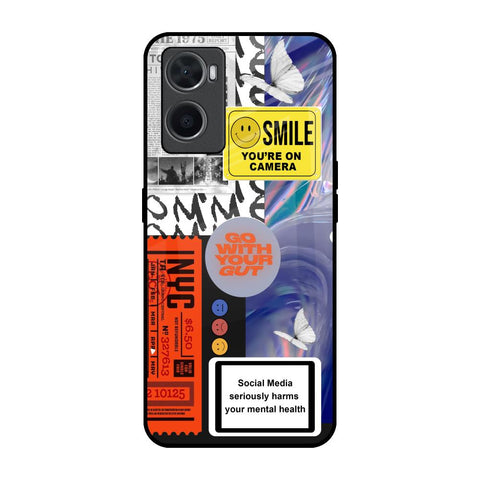 Smile for Camera Oppo A96 Glass Back Cover Online