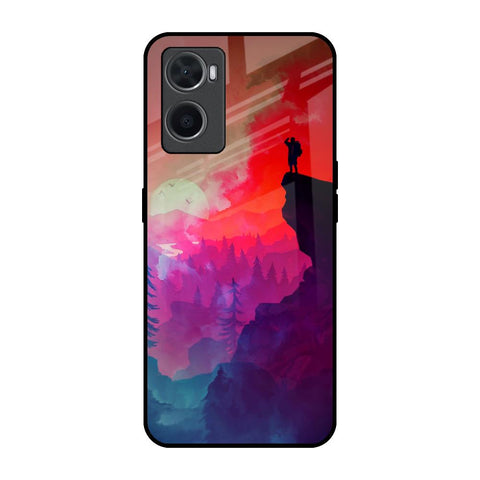Dream So High Oppo A96 Glass Back Cover Online