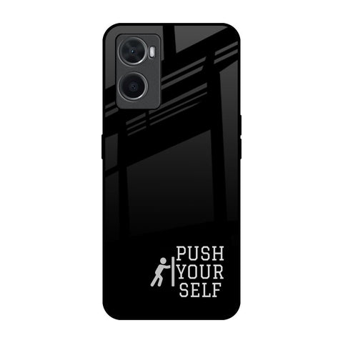 Push Your Self Oppo A96 Glass Back Cover Online