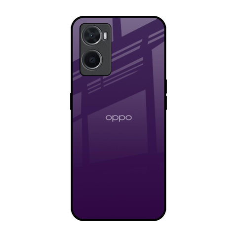Dark Purple Oppo A96 Glass Back Cover Online