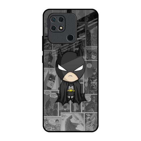 Cartoon Art Redmi 10 Glass Back Cover Online