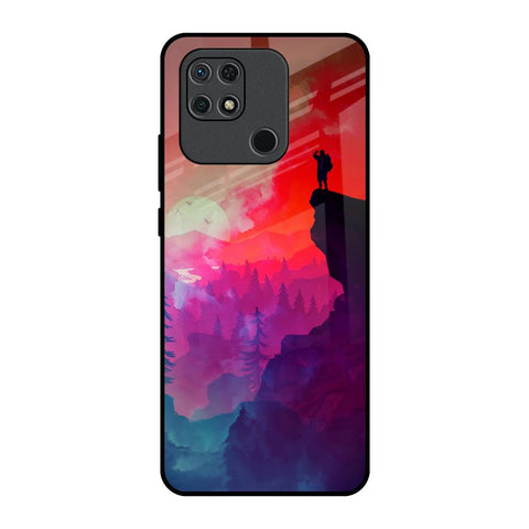 Dream So High Redmi 10 Glass Back Cover Online