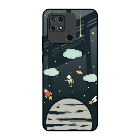 Astronaut Dream Redmi 10 Glass Back Cover Online