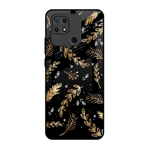 Autumn Leaves Redmi 10 Glass Back Cover Online