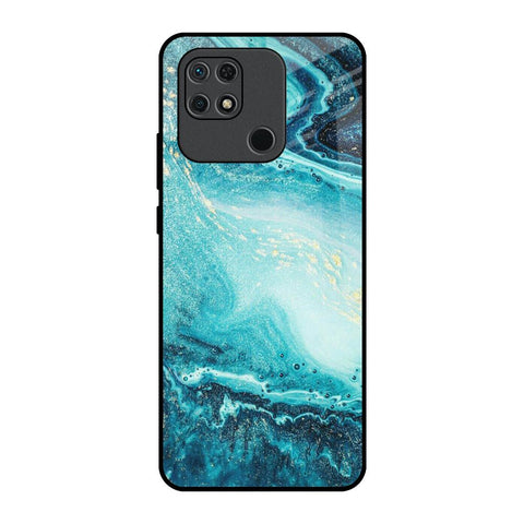 Sea Water Redmi 10 Glass Back Cover Online
