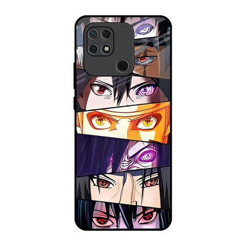 Anime Eyes Redmi 10 Glass Back Cover Online