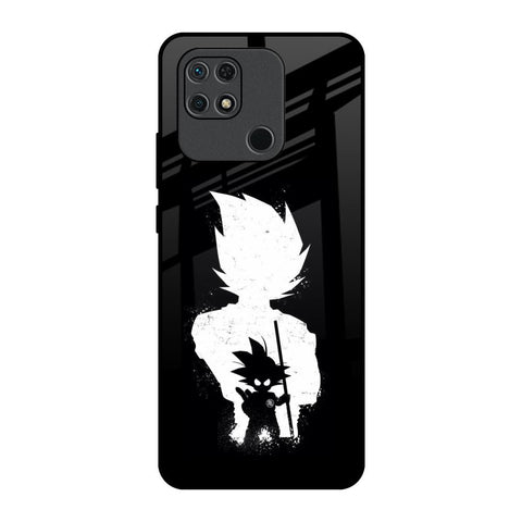 Monochrome Goku Redmi 10 Glass Back Cover Online