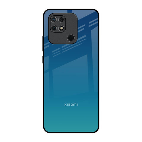 Celestial Blue Redmi 10 Glass Back Cover Online