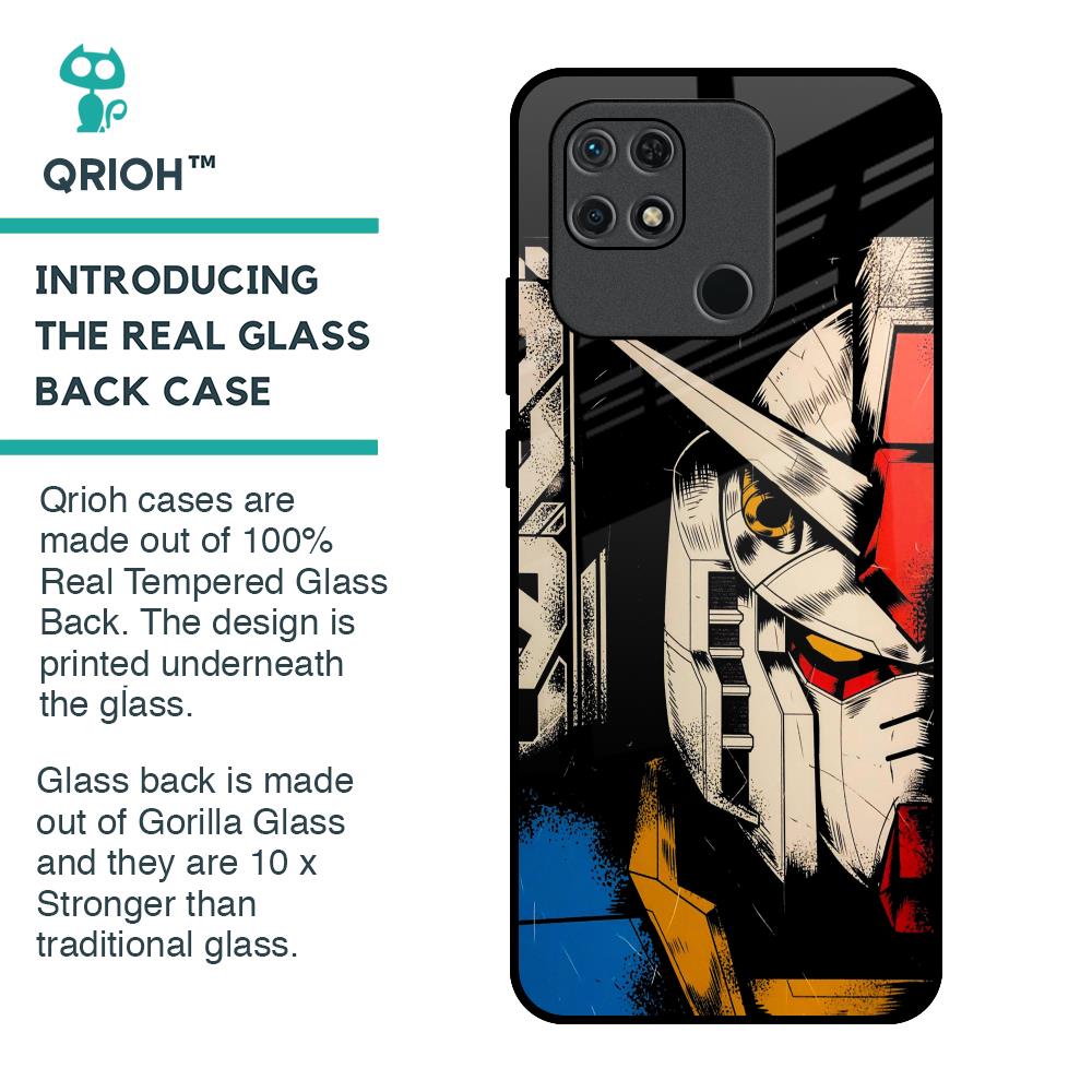 Transformer Art Glass Case for Redmi 10