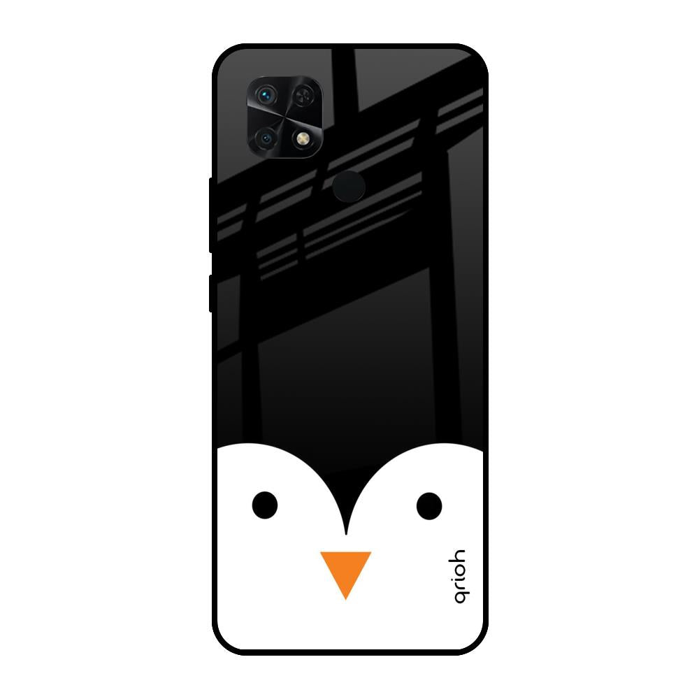 Cute Penguin Redmi 10 Glass Cases & Covers Online