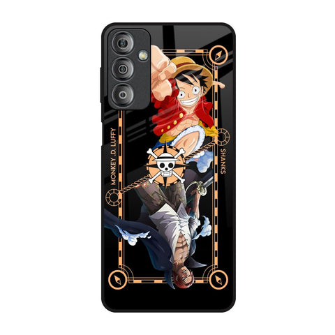 Shanks & Luffy Samsung Galaxy F23 5G Glass Back Cover Online