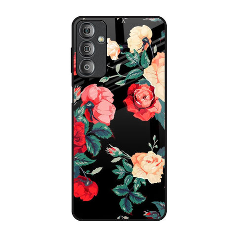 Floral Bunch Samsung Galaxy F23 5G Glass Back Cover Online