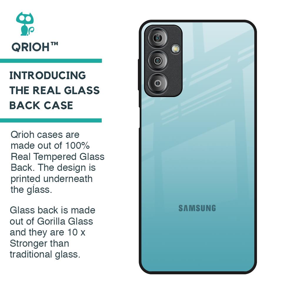 Arctic Blue Glass Case For Samsung Galaxy F23 5G