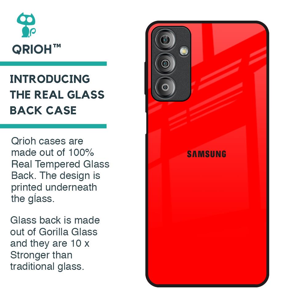 Blood Red Glass Case for Samsung Galaxy F23 5G