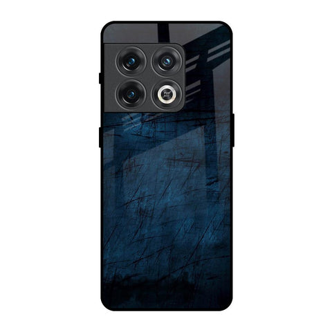 Dark Blue Grunge OnePlus 10 Pro Glass Back Cover Online