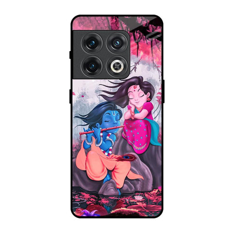 Radha Krishna Art OnePlus 10 Pro Glass Back Cover Online