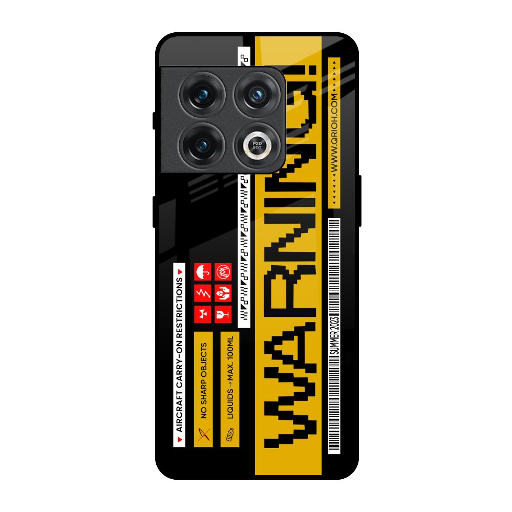 Aircraft Warning OnePlus 10 Pro Glass Back Cover Online