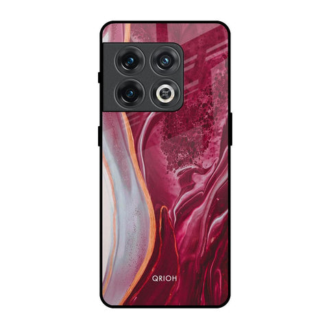 Crimson Ruby OnePlus 10 Pro Glass Back Cover Online