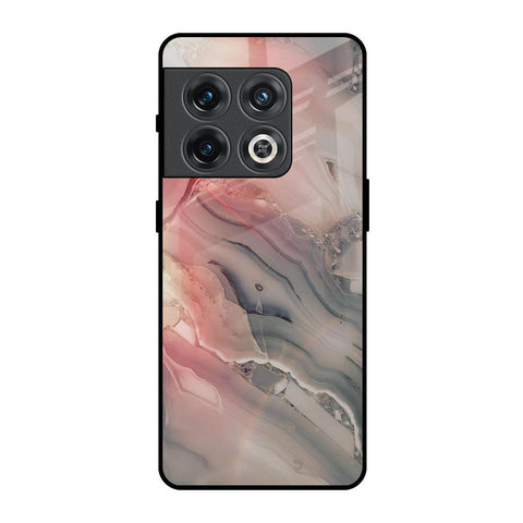 Pink And Grey Marble OnePlus 10 Pro Glass Back Cover Online