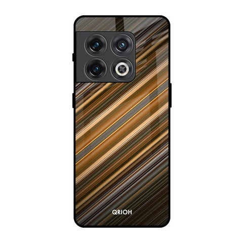 Diagonal Slash Pattern OnePlus 10 Pro Glass Back Cover Online