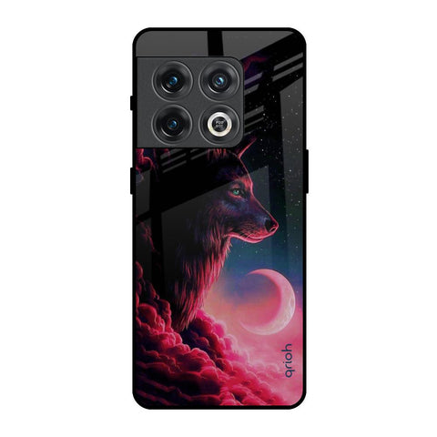 Moon Wolf OnePlus 10 Pro Glass Back Cover Online