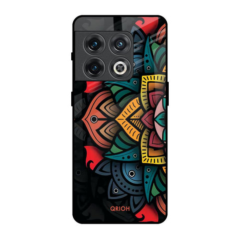 Retro Gorgeous Flower OnePlus 10 Pro Glass Back Cover Online