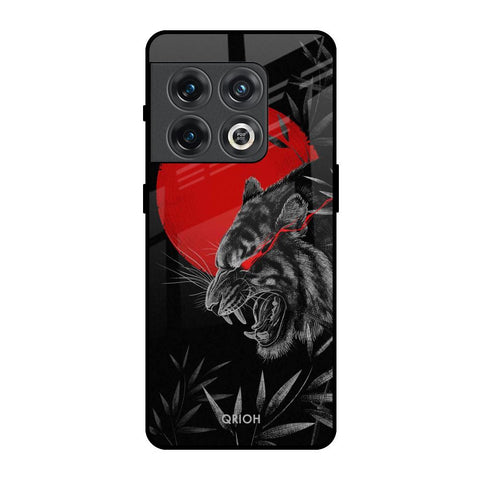 Red Moon Tiger OnePlus 10 Pro Glass Back Cover Online